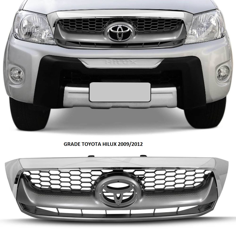 GRADE TOYOTA HILUX 2009/2012 S/EMBLEMA