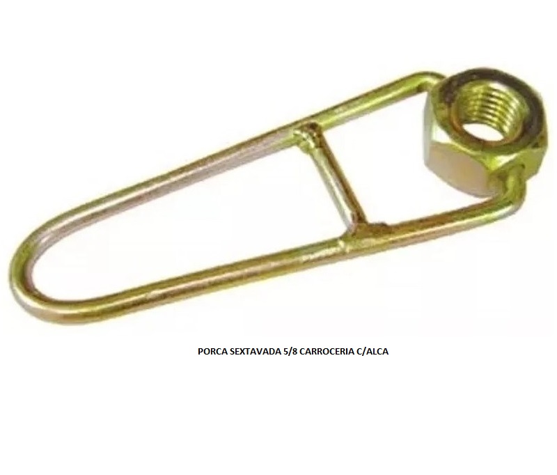 PORCA SEXTAVADA 5/8 CARROCERIA C/ALCA