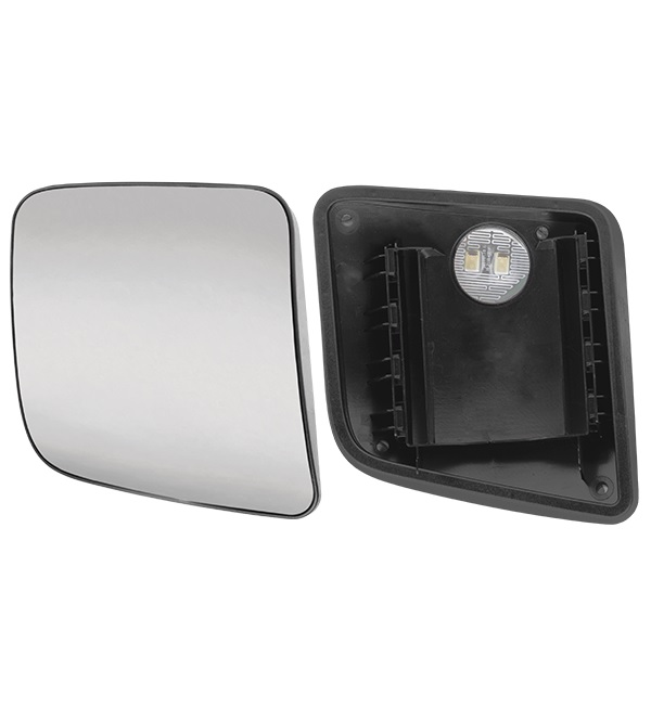 VIDRO RETROVISOR MB NEW ACTROS 2021/ C/DES AUXILIAR LD