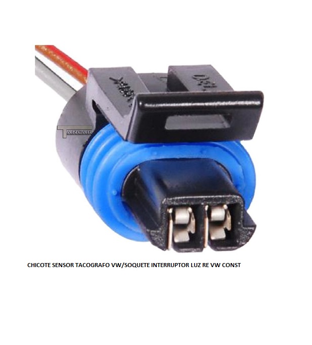 CHICOTE SENSOR TACOGRAFO VW/SOQUETE INTERRUPTOR LUZ RE VW CONST