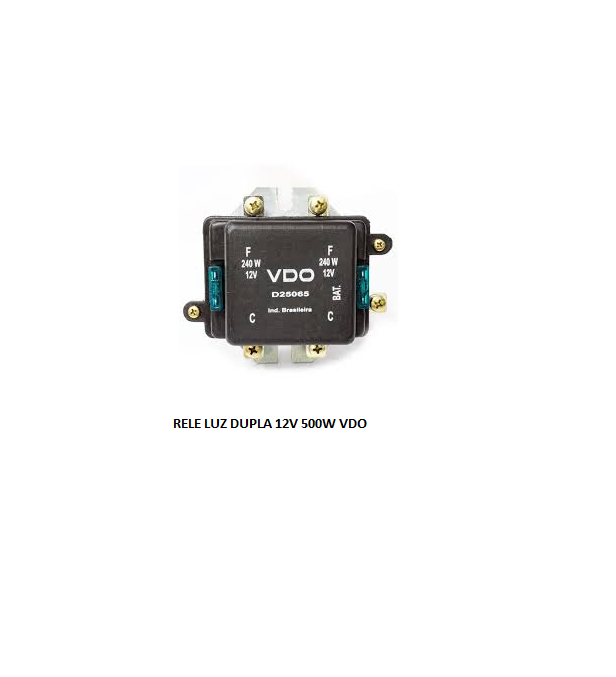 RELE LUZ DUPLA 12V 500W