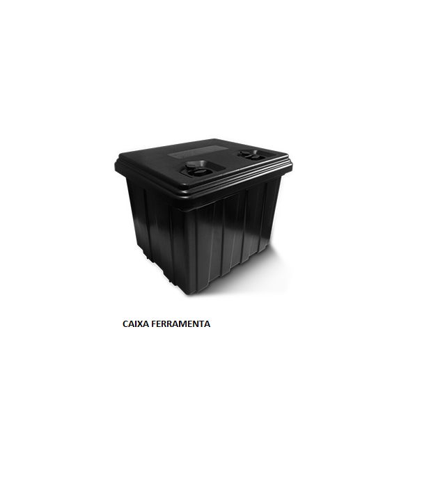 CAIXA FERRAMENTA PLAST 600X500X460MM 130LTS