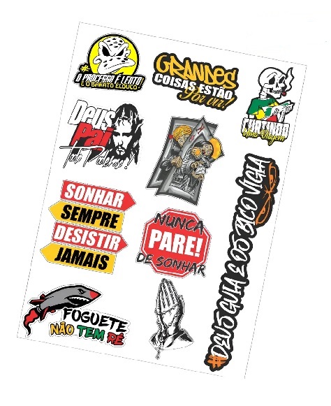 KIT CARTELA ADESIVO