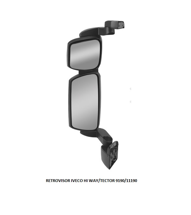 RETROVISOR IVECO HI WAY/TECTOR 9190/11190 ELETRICO C/ DESEMBACADOR