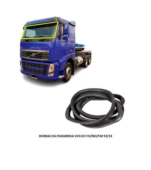 BORRACHA PARABRISA VOLVO FH/NH/FM 93/14