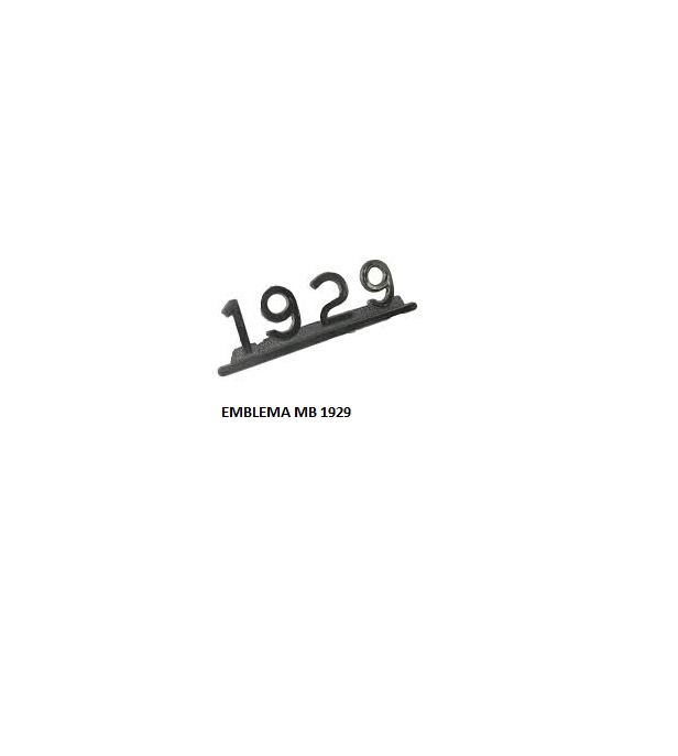 EMBLEMA MB 1929 PLASTICO