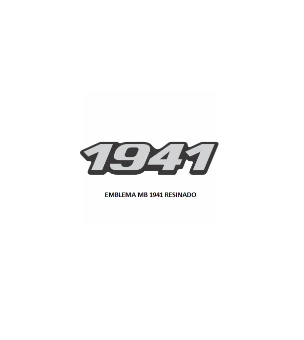EMBLEMA MB 1941 RESINADO