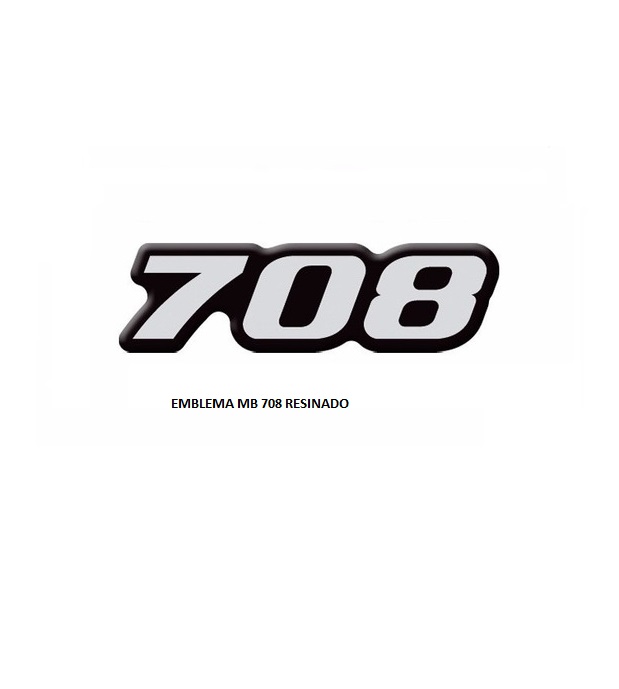 EMBLEMA MB 708 RESINADO