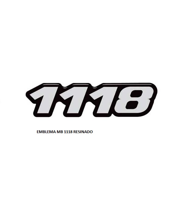 EMBLEMA MB 1118 RESINADO