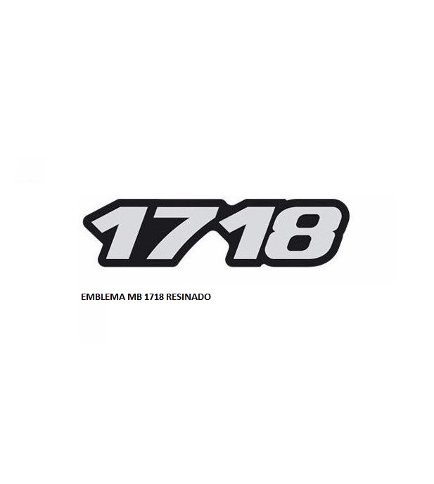 EMBLEMA MB 1718 RESINADO