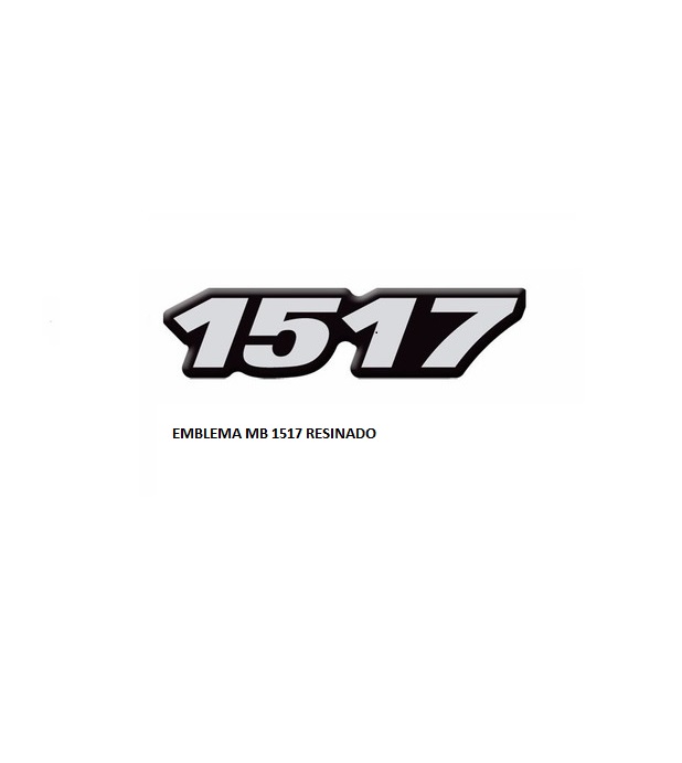 EMBLEMA MB 1517 RESINADO