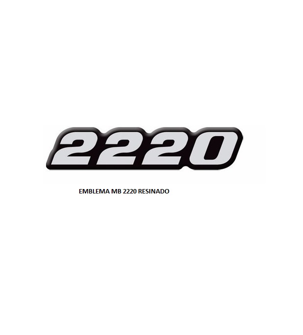EMBLEMA MB 2220 RESINADO