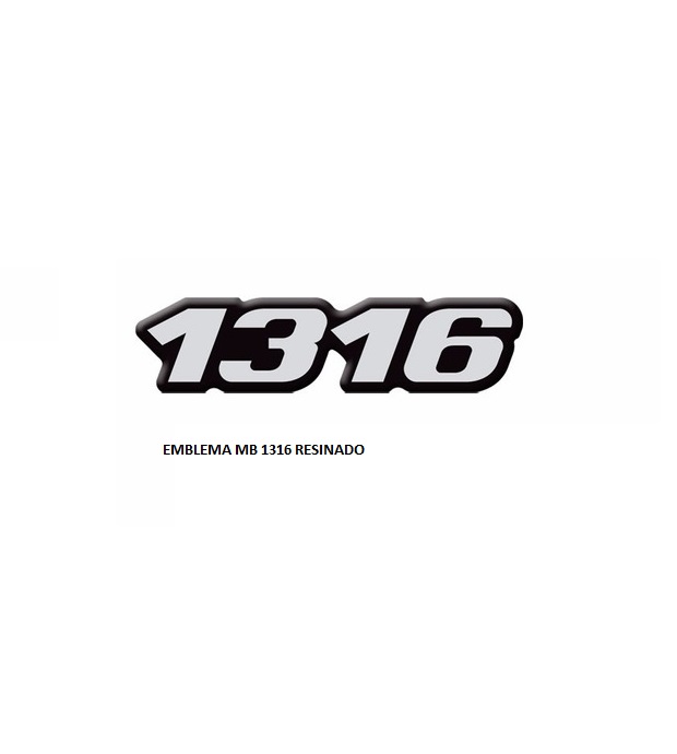 EMBLEMA MB 1316 RESINADO