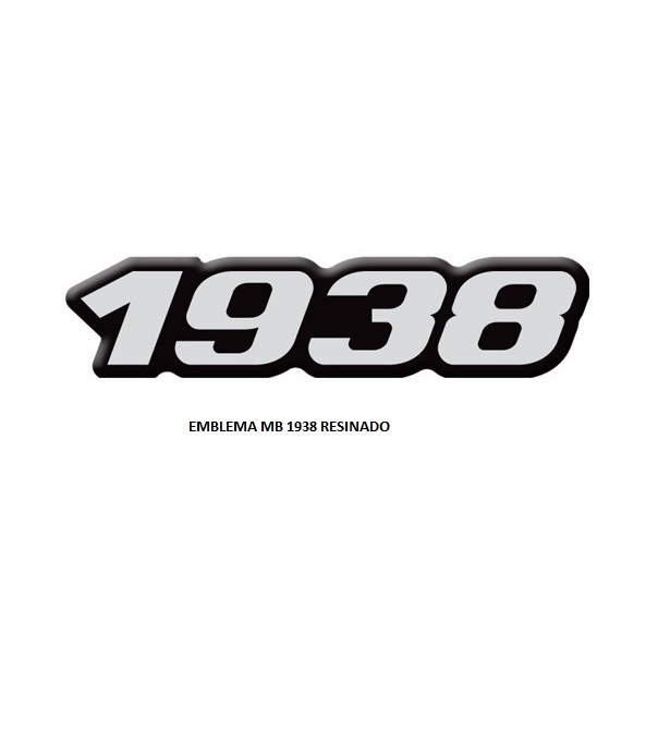EMBLEMA MB 1938 RESINADO