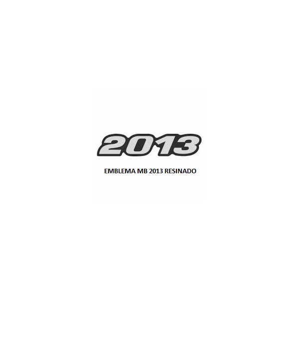 EMBLEMA MB 2013 RESINADO
