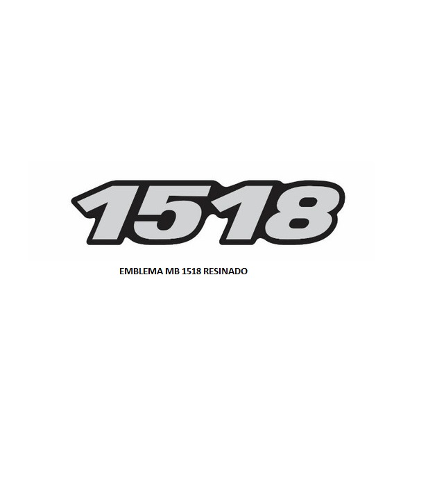 EMBLEMA MB 1518 RESINADO