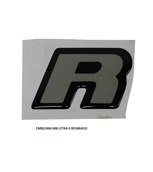 EMBLEMA MB LETRA R RESINADO