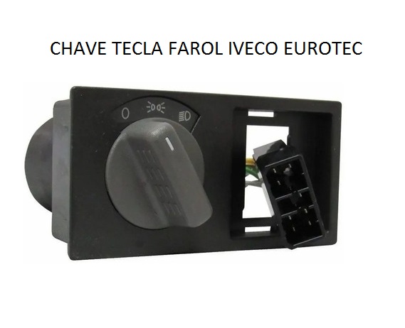 CHAVE TECLA FAROL IVECO EUROTEC