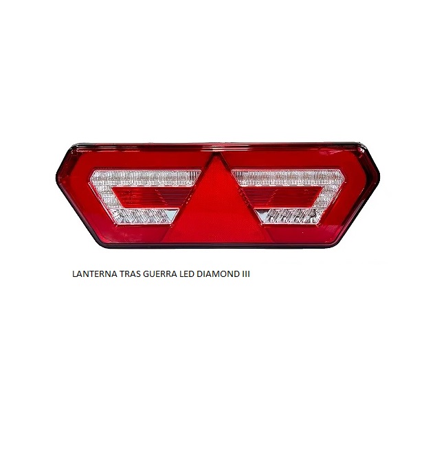 LANTERNA TRAS CARRETA GUERRA LED DIAMOND III LE