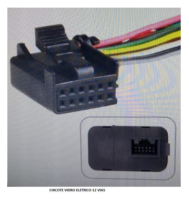 CHICOTE VIDRO ELETRICO RETROVISOR 12 VIAS