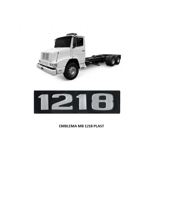 EMBLEMA MB 1218 PLASTICO