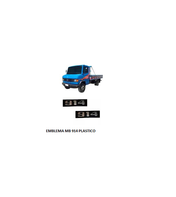EMBLEMA MB 914 PLASTICO