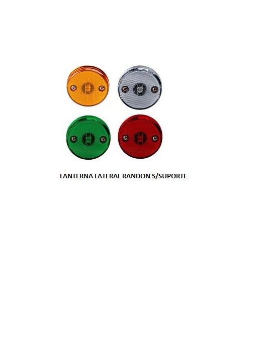 LENTE LATERAL RANDON RED VERMELHA