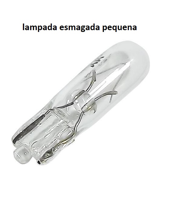 LAMPADA 12V ESMAGADA PEQUENA 74