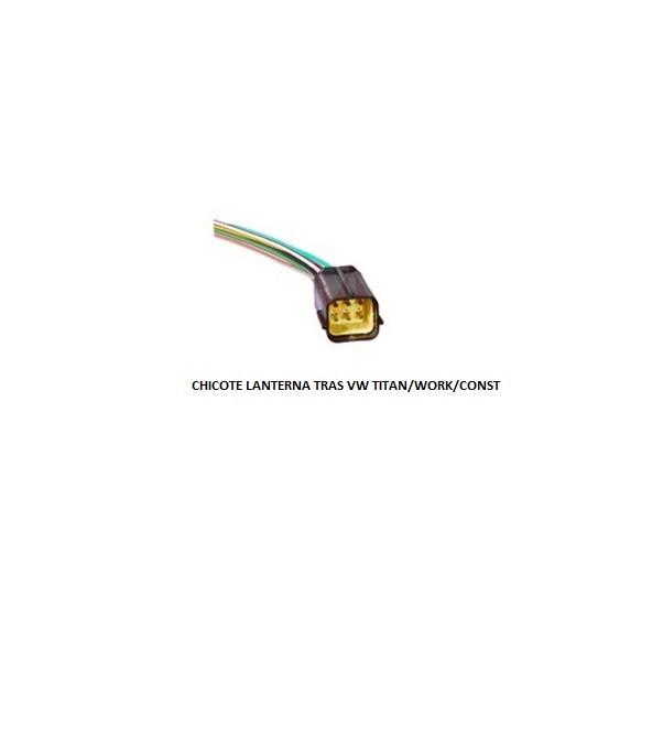 CHICOTE LANTERNA TRAS VW TITAN/WORK/CONST