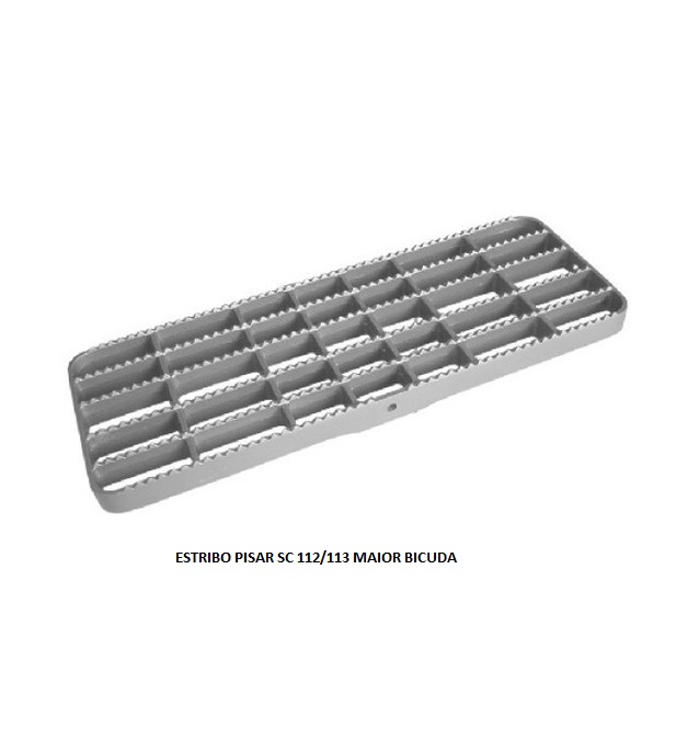 ESTRIBO PISAR SC 112/113 MAIOR BICUDA ALUMINIO