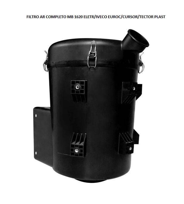FILTRO AR MB 1620 ELETR/IVECO EUROC/CURSOR/TECTOR PLAST COMPLETO