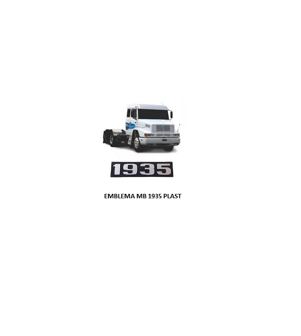 EMBLEMA MB 1935 PLASTICO