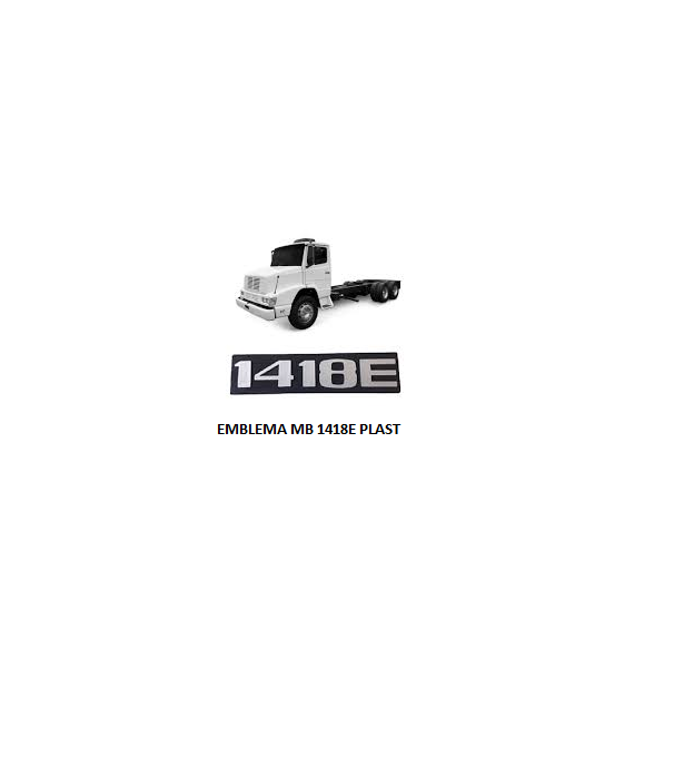 EMBLEMA MB 1418E PLASTICO