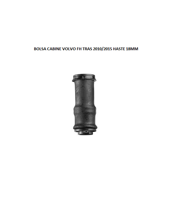 BOLSA CABINE VOLVO FH TRAS 2010/2015 HASTE 18MM