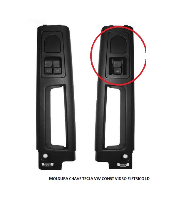 MOLDURA CHAVE TECLA VW CONST VIDRO ELETRICO LD