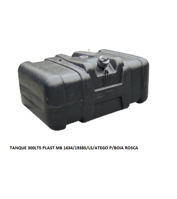 TANQUE 300LTS PLAST MB 1634/1938S/LS/ATEGO P/BOIA ROSCA