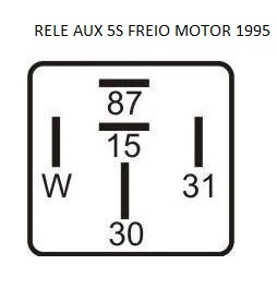 RELE AUX 24V 5S FREIO MOTOR 1995/2010