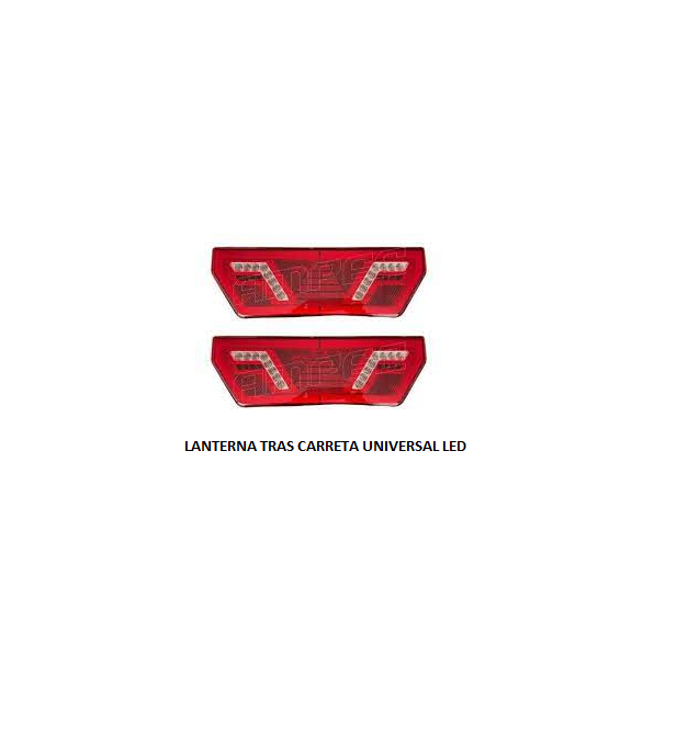 LANTERNA TRAS UNIVERSAL LED 12V