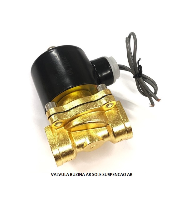 VALVULA BUZINA AR SOLE 24V 1/2 SUSPENCAO AR
