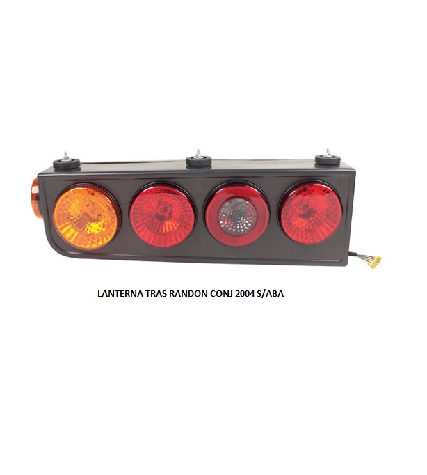 LANTERNA TRAS UNIVERSAL LED SLIM BIVOLT 33X14CM