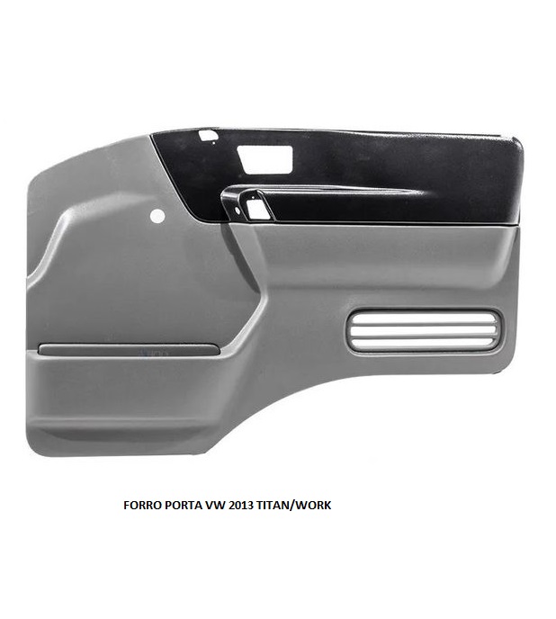 FORRO PORTA VW 2013 TITAN/WORK LD PRETO