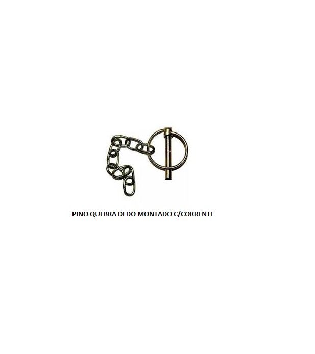 PINO QUEBRA DEDO MONTADO C/CORRENTE