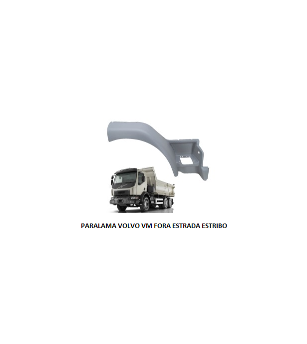 PARALAMA VOLVO VM FORA ESTRADA ESTRIBO
