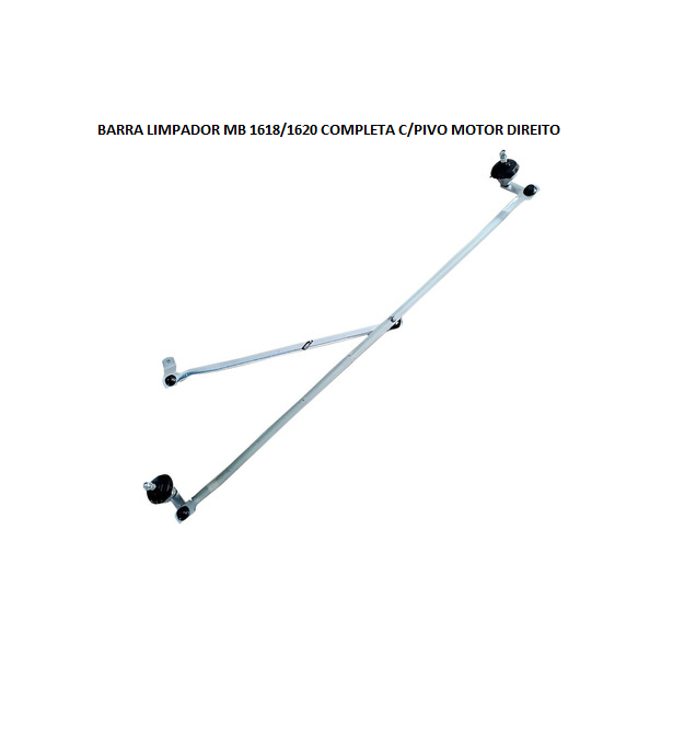 BARRA LIMPADOR MB 1618/1620 COMPLETA C/PIVO MOTOR DIREITO