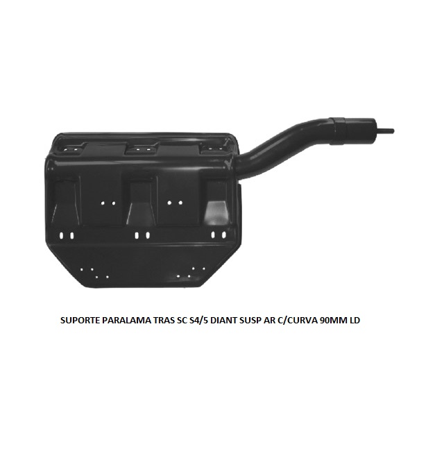 SUPORTE PARALAMA TRAS SC S4/5 DIANT SUSP AR C/CURVA 90MM LD