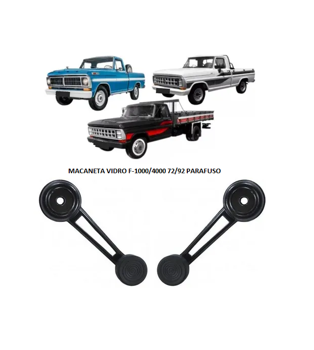 MACANETA VIDRO F-1000/4000 72/92 PARAFUSO