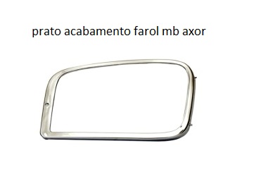 PRATO ACABAMENTO FAROL MB AXOR CROMADO LD