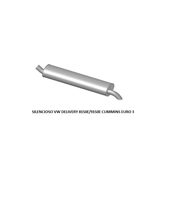 SILENCIOSO VW DELIVERY 8150E/9150E CUMMINS EURO 3