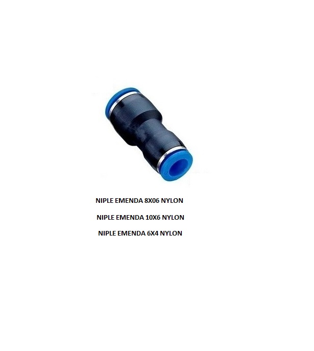 NIPLE EMENDA 10X6 NYLON