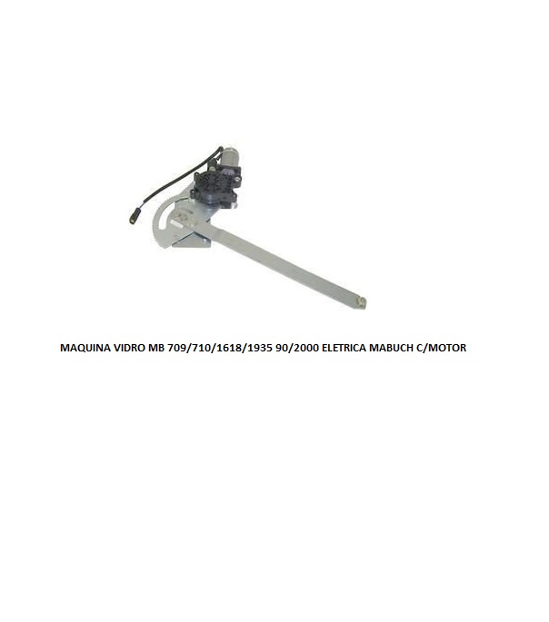 MAQUINA VIDRO MB 709/710/1618/1935 90/2000 ELETRICA S/MOTOR MABUCH LD